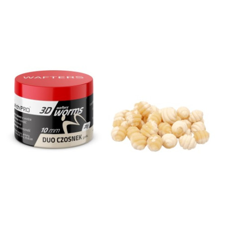 3D WORMS WAFTERS DUO GARLIC 10mm 20g MATCHPRO